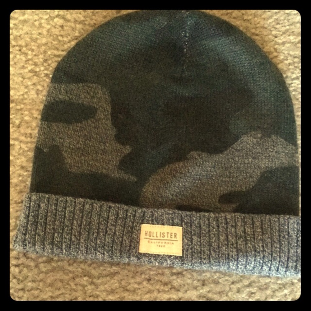 Brand new Hollister camo beanie